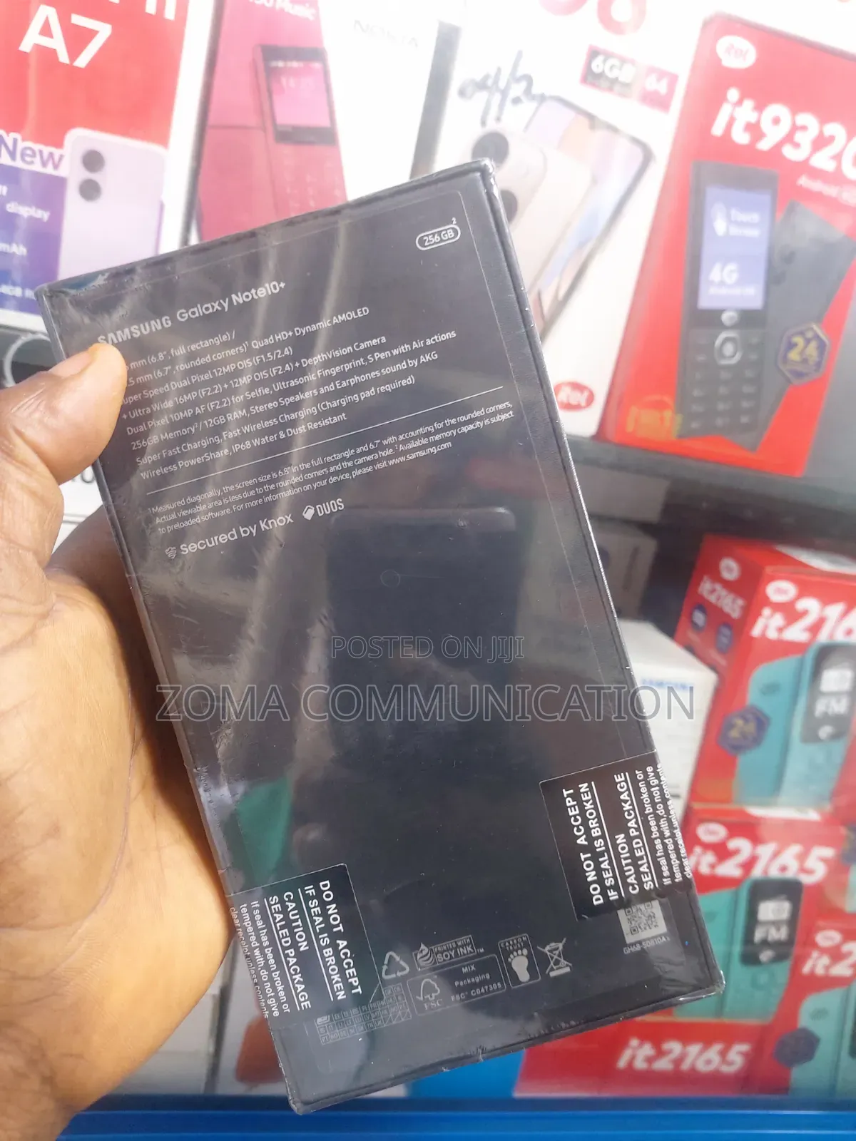 New Samsung Galaxy Note 10 Plus 512 GB Black