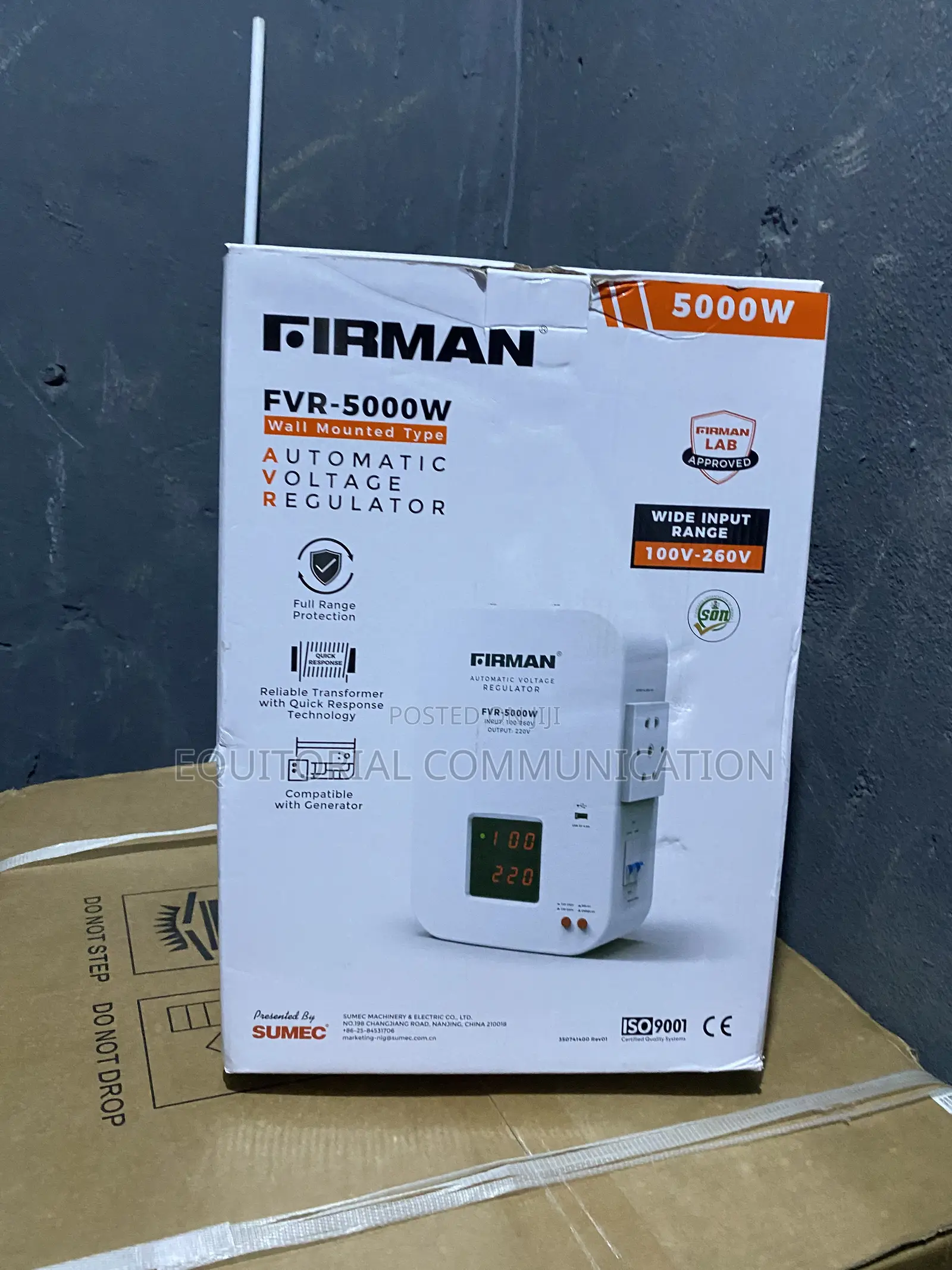 Firman 100v-260v Voltage Controller With 5000W Rating by Firman