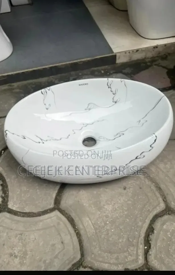 Oval Carara White Wash Hand Basin