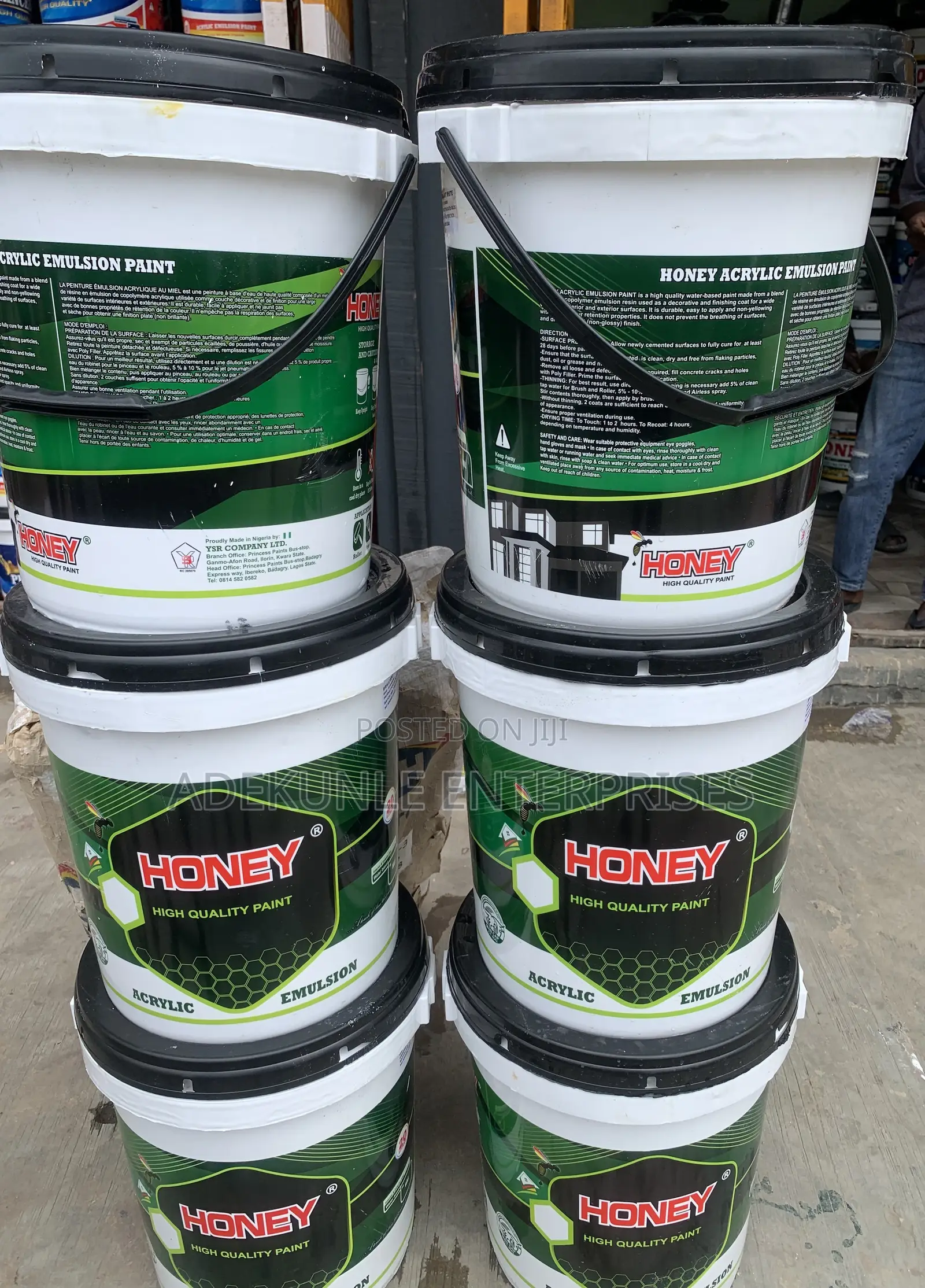 Honey Acrylic Emulsion Paint 20lt