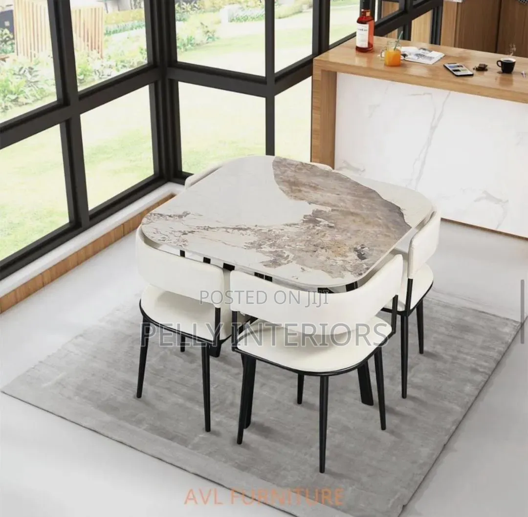 Executive Restaurant/Dining Set With 4 Chairs