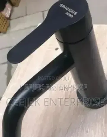 Black Little Mouth Basin Mixer Tap