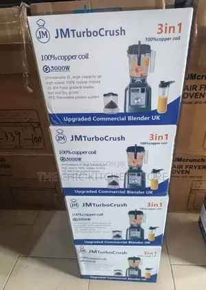 3in1 JM Turbo Crush Upgraded Commercial Blender