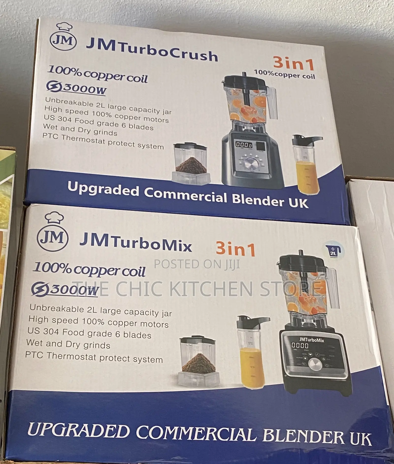 3in1 JM Turbo Crush Upgraded Commercial Blender