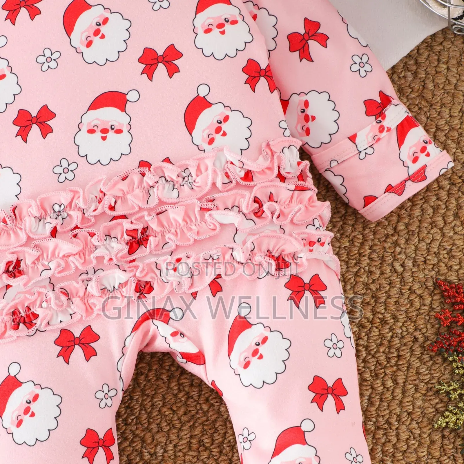 Baby Romper With Long-Sleeve Footed Sleepsuit and Headband (NB, 0-6m)
