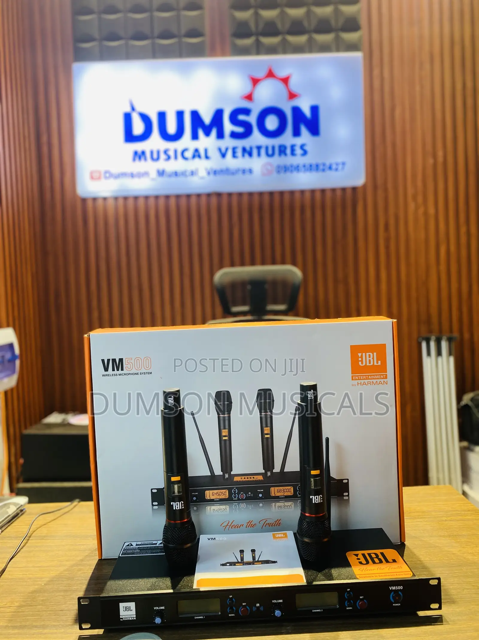 VM150 JBL Wireless Microphone System UHF