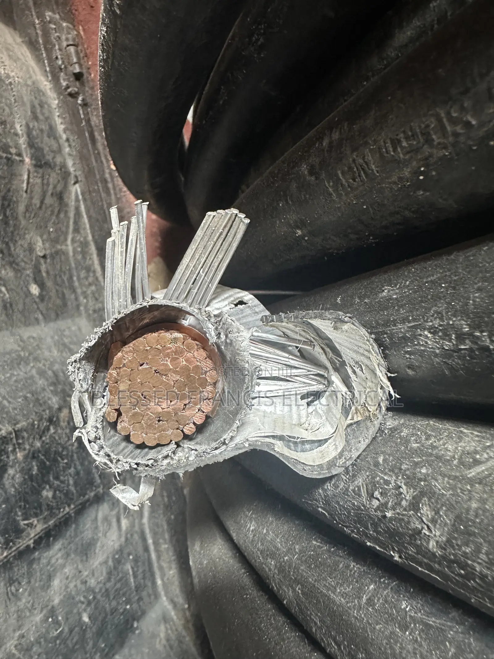 1x500mm swA Power Cable Nigeria Coleman Wire
