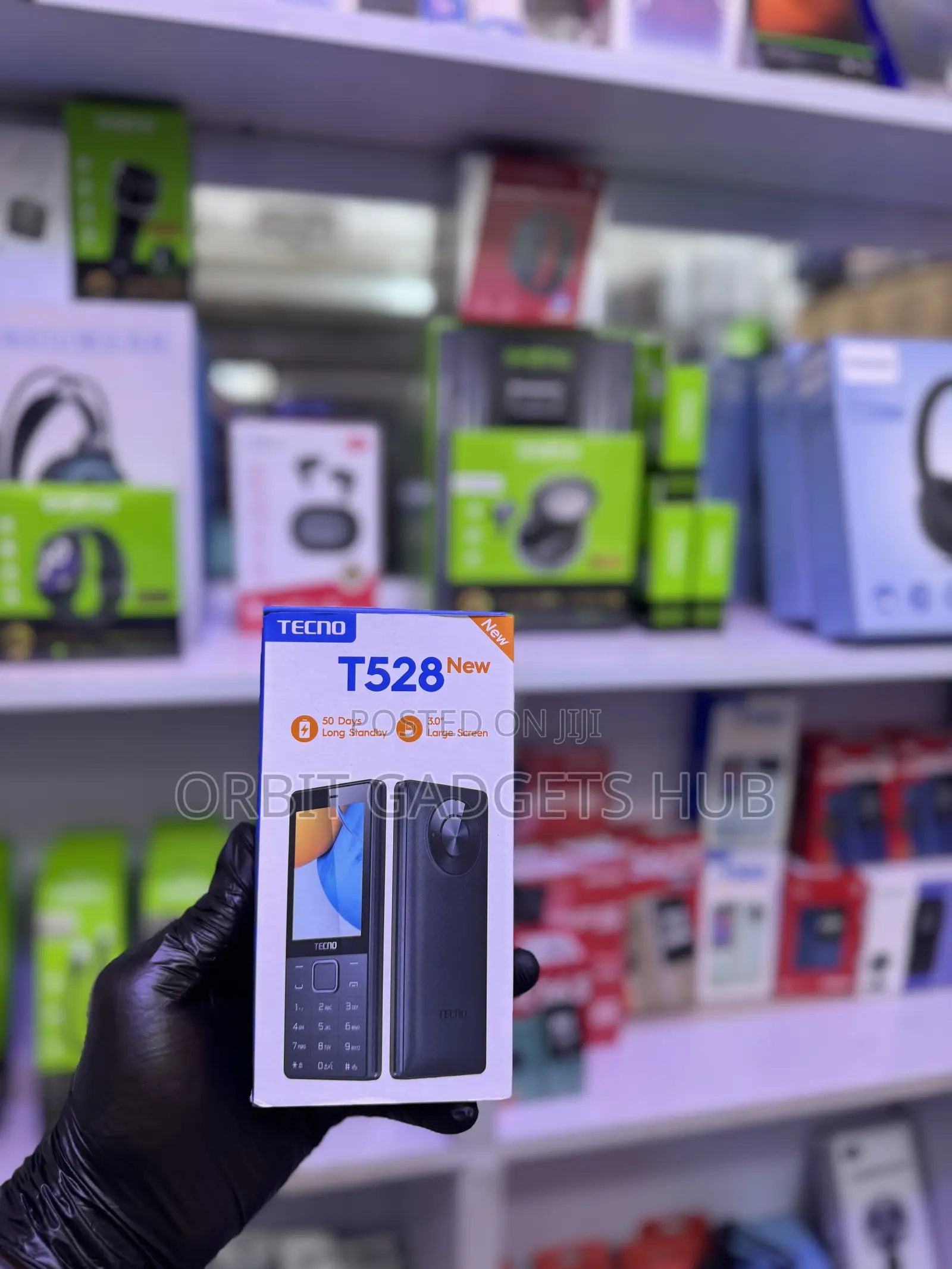 New Tecno T528 Black