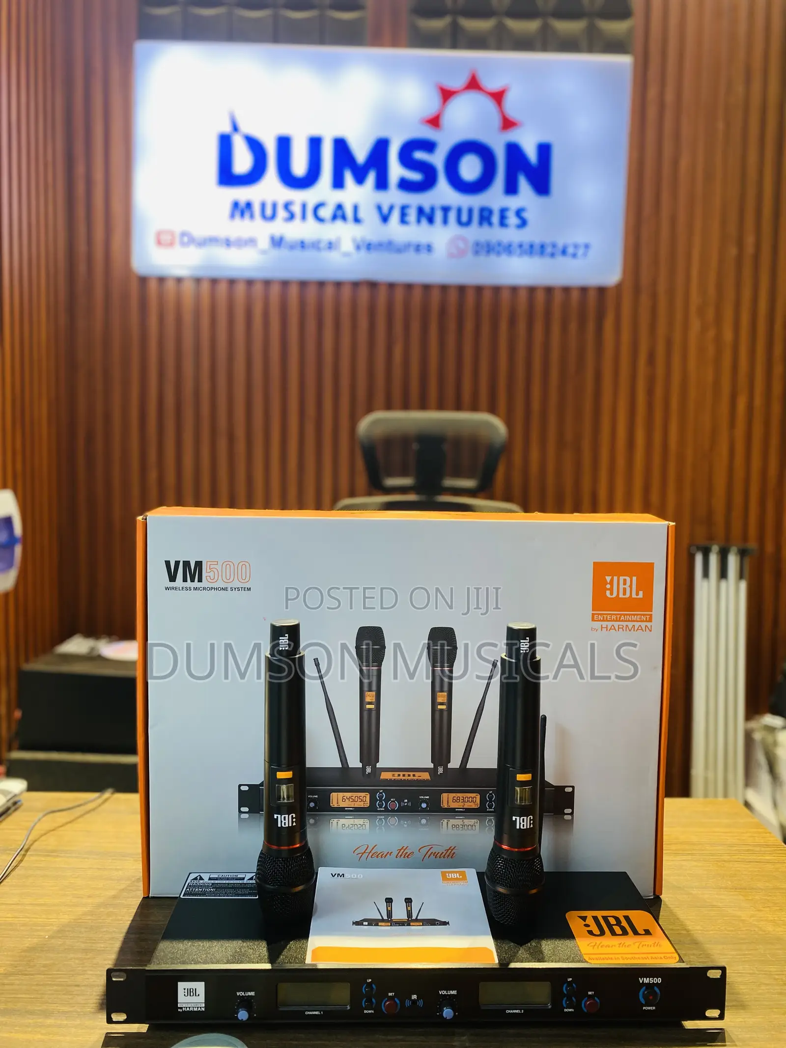 JBL 2in1 Professional Long Range Wireless Microphone JBL VM500