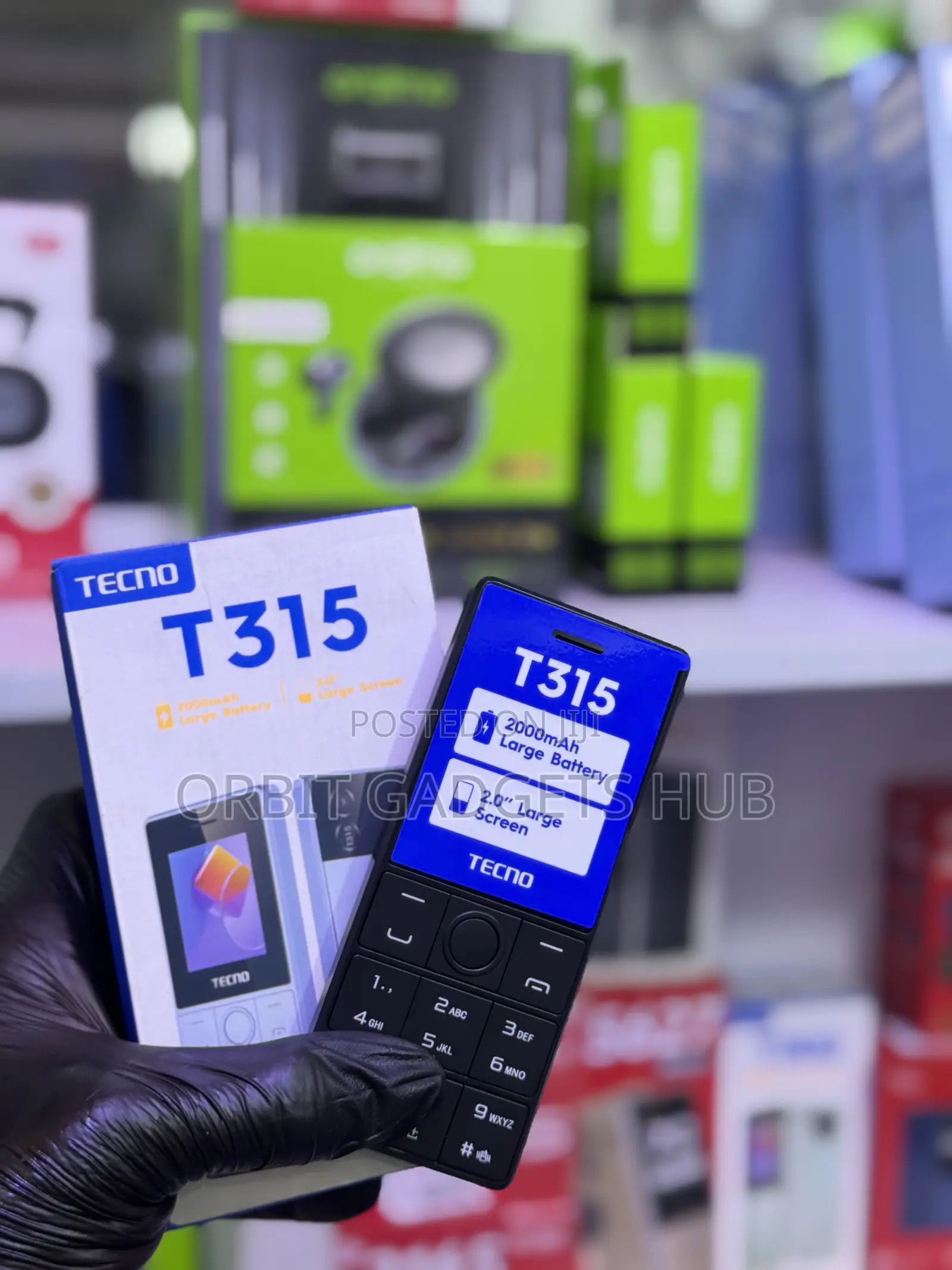 New Tecno T315 Black