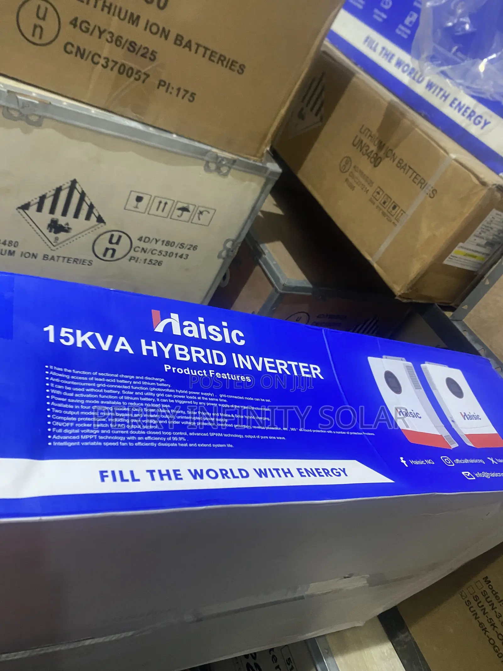 Haisic 15kVA Hybrid Solar Inverter for Home and Business