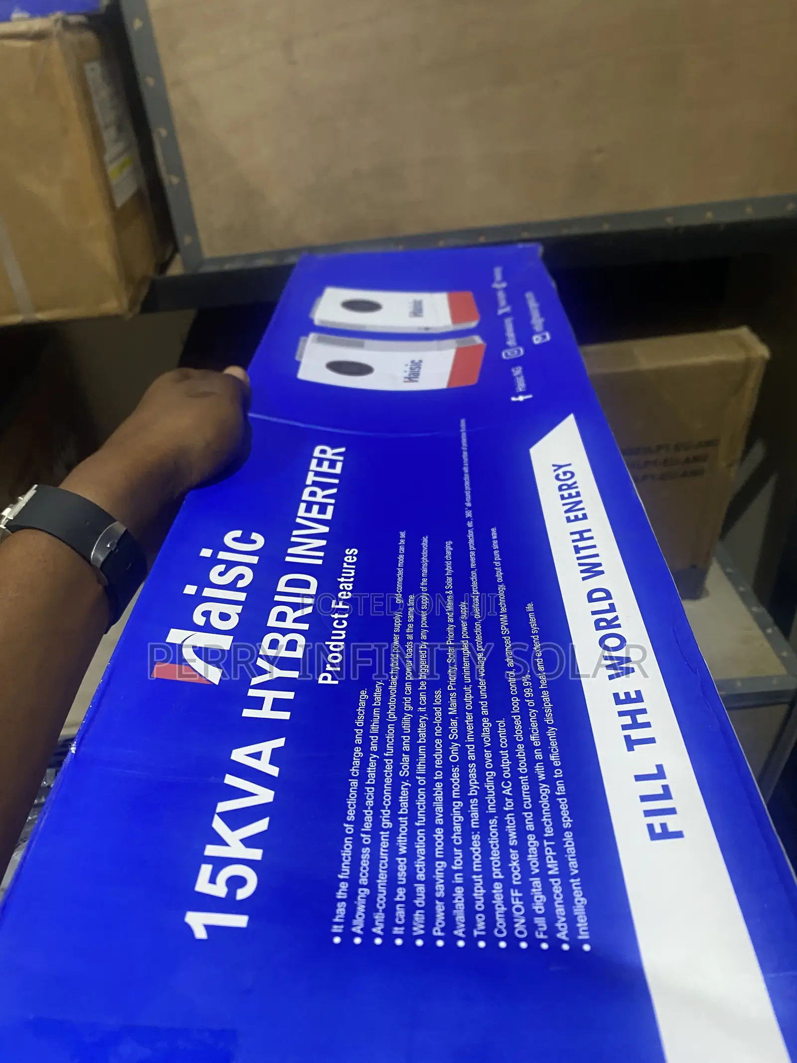 Haisic 15kVA Hybrid Solar Inverter for Home and Business