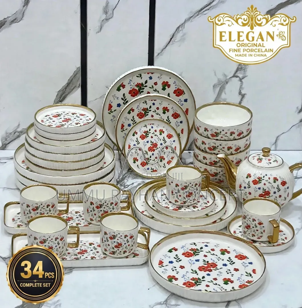 34pcs Dinner Set