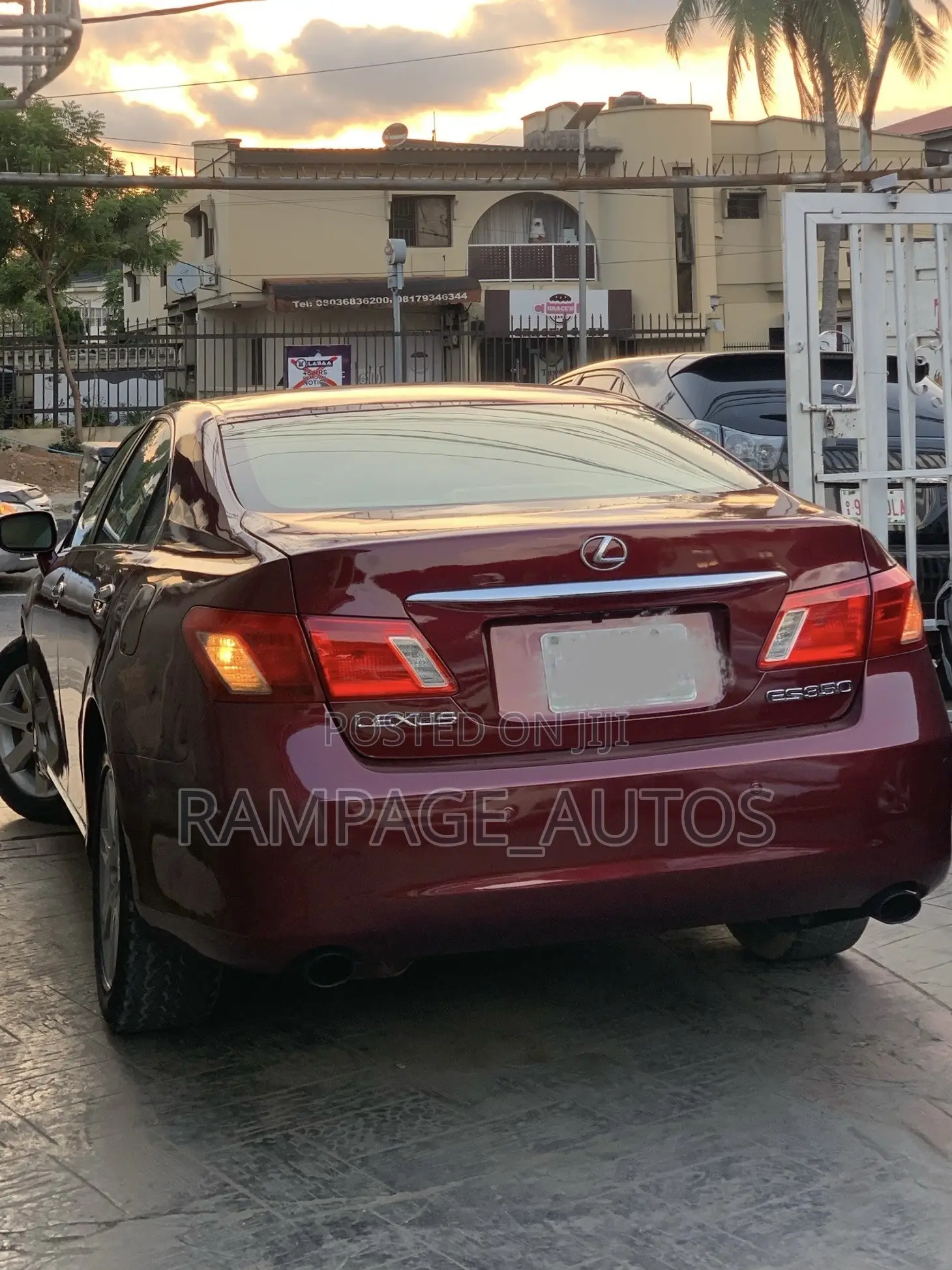 Lexus ES 350 2008 Red