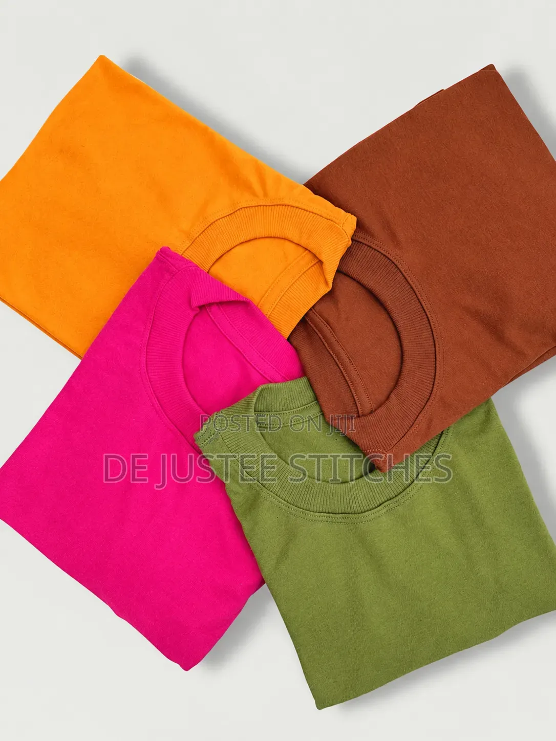 Round Neck Tshirt Production and Branding.