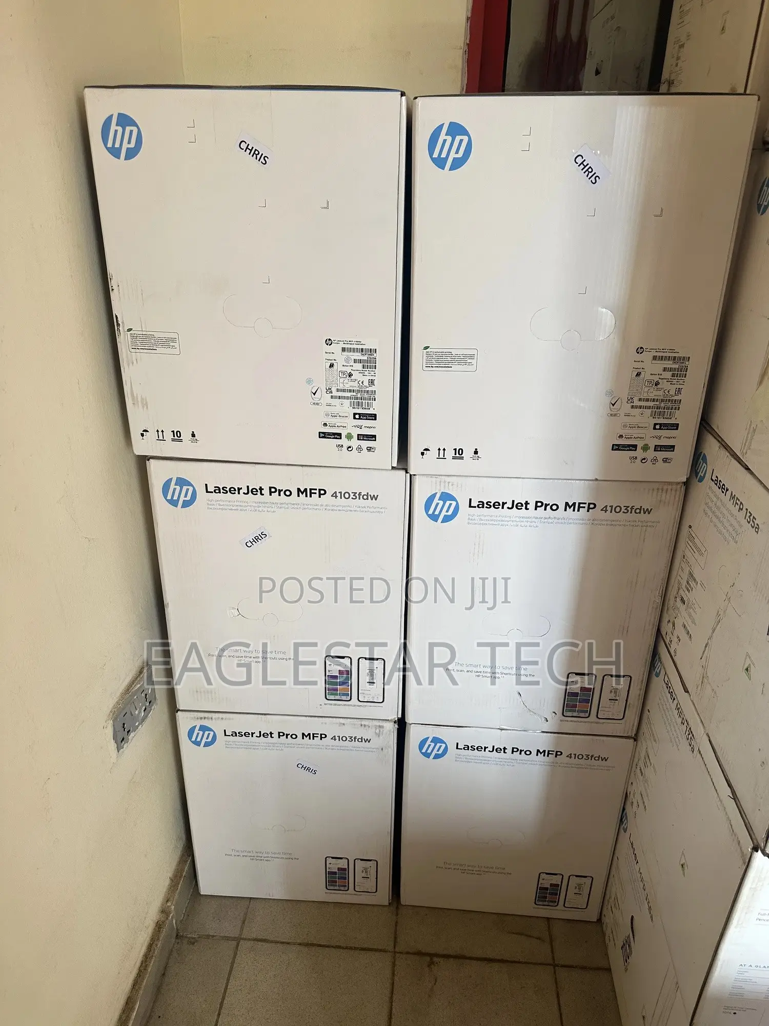 HP Laer Jet Pro MFP 4103 FDW 3 in 1 Printer. Print, Scan and Copy