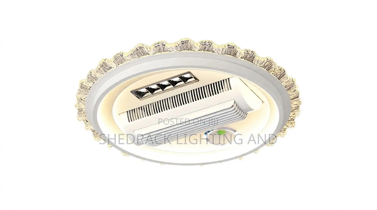 Crystal Crown Smart Ceiling Light - 4-in-1 Luxury Edition!