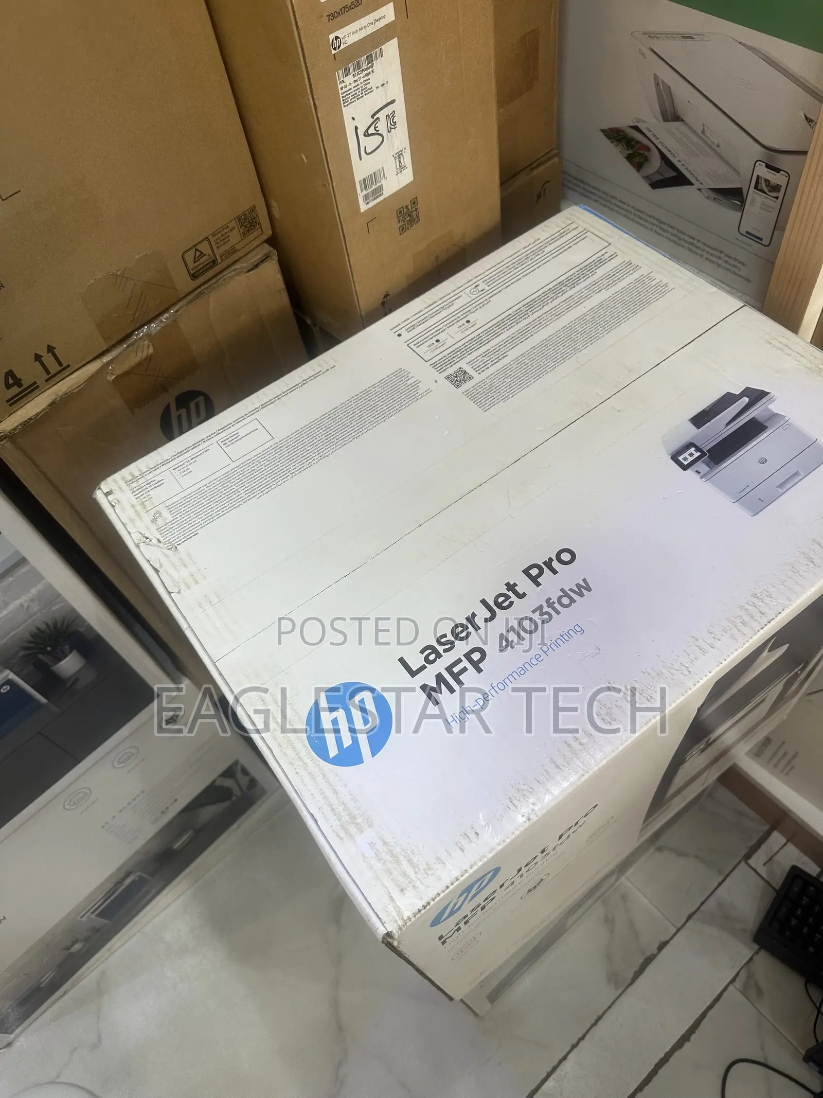 HP Laer Jet Pro MFP 4103 FDW 3 in 1 Printer. Print, Scan and Copy