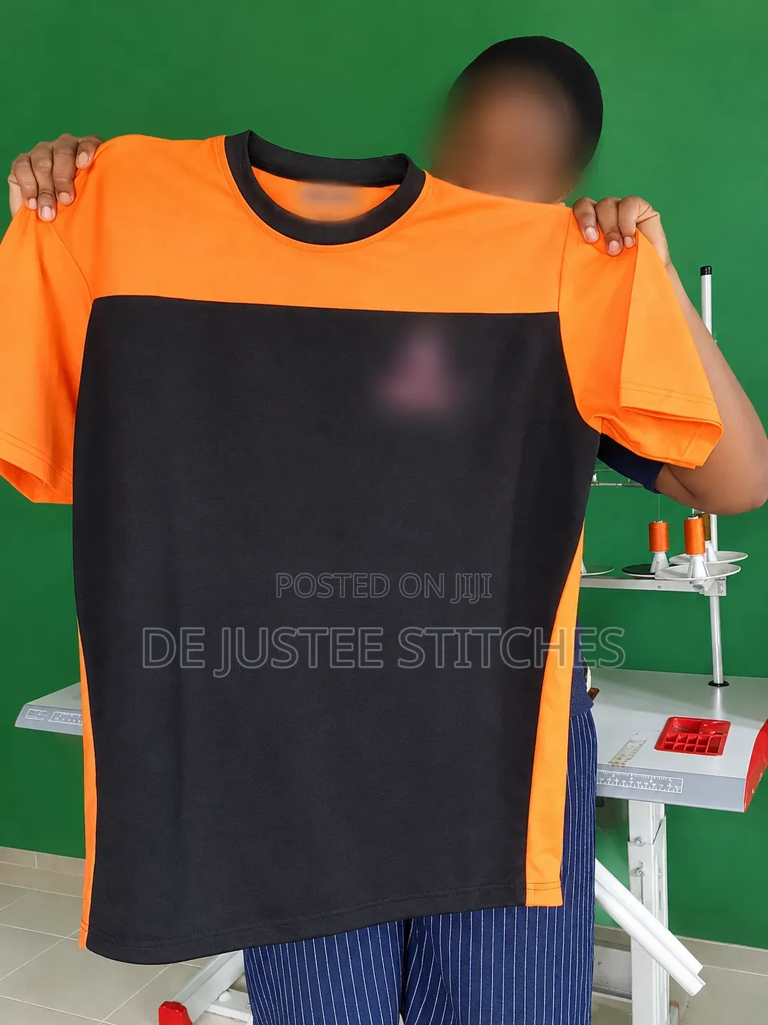 Round Neck Tshirt Production and Branding.