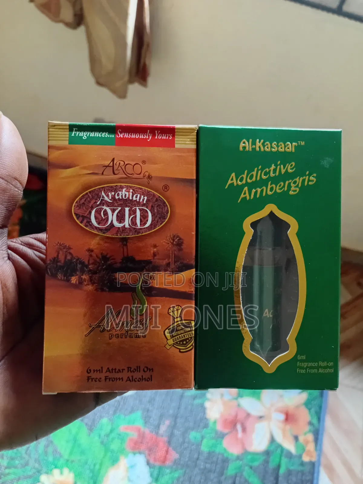 Original Almas Luxury Perfume Oil 6ml - Long Lasting