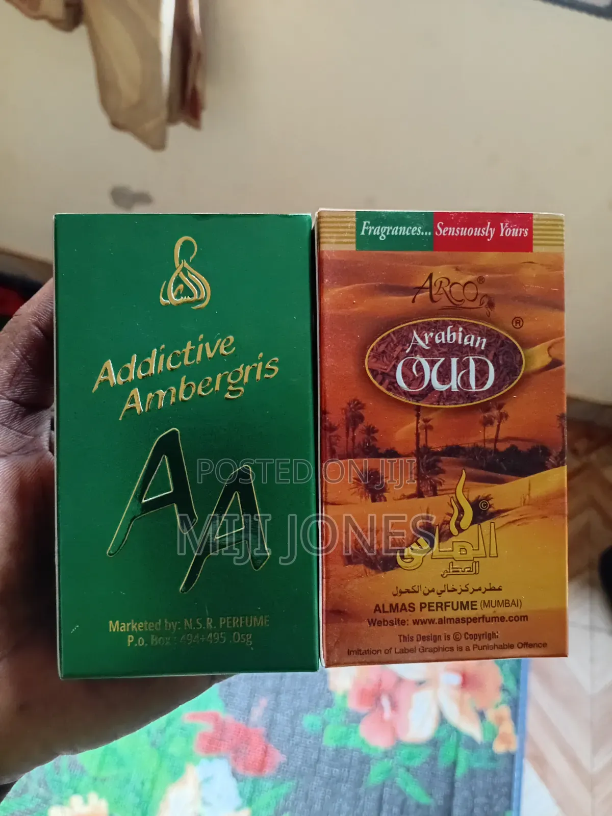 Original Almas Luxury Perfume Oil 6ml - Long Lasting
