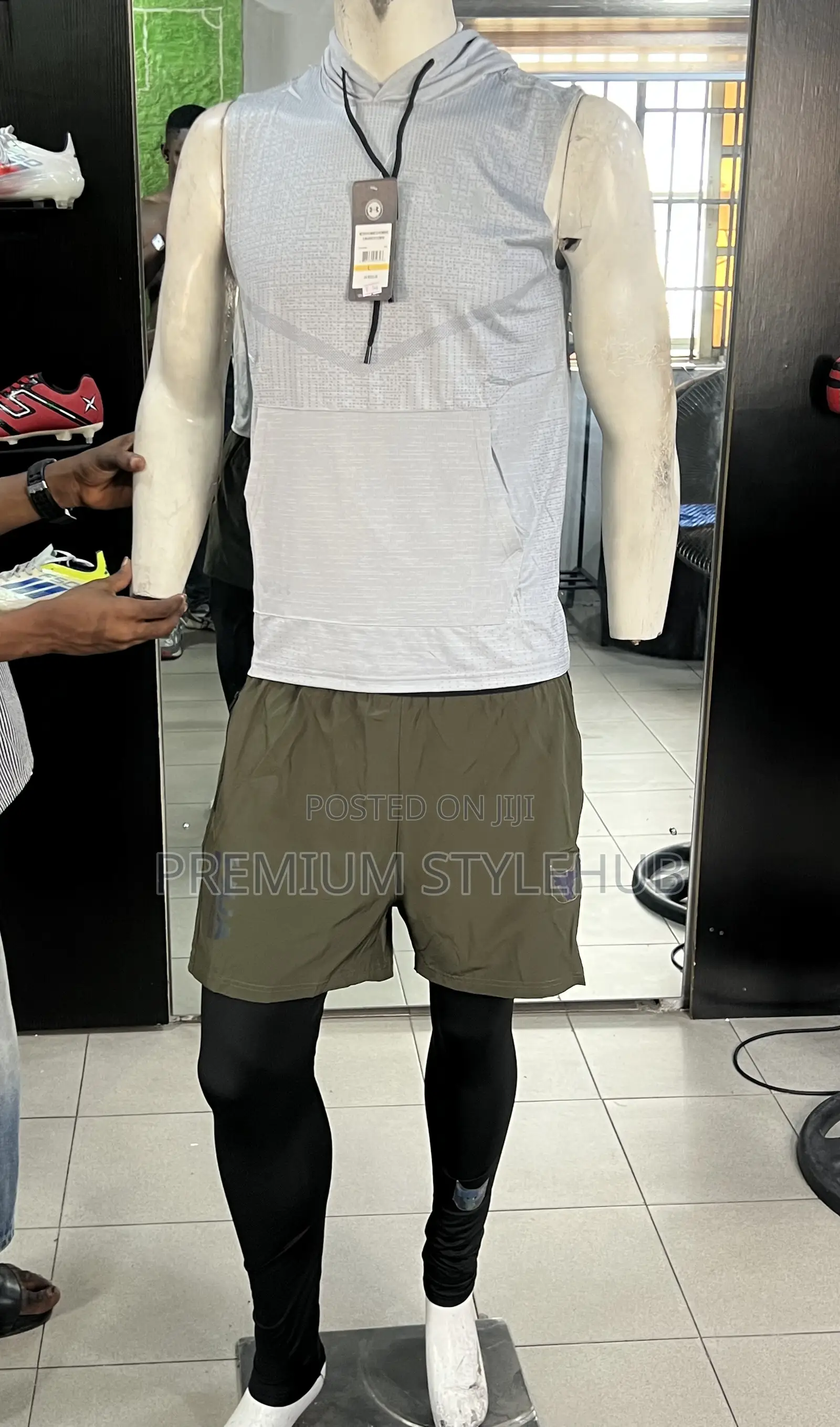 Armless Ash Under Armour Gym Wear