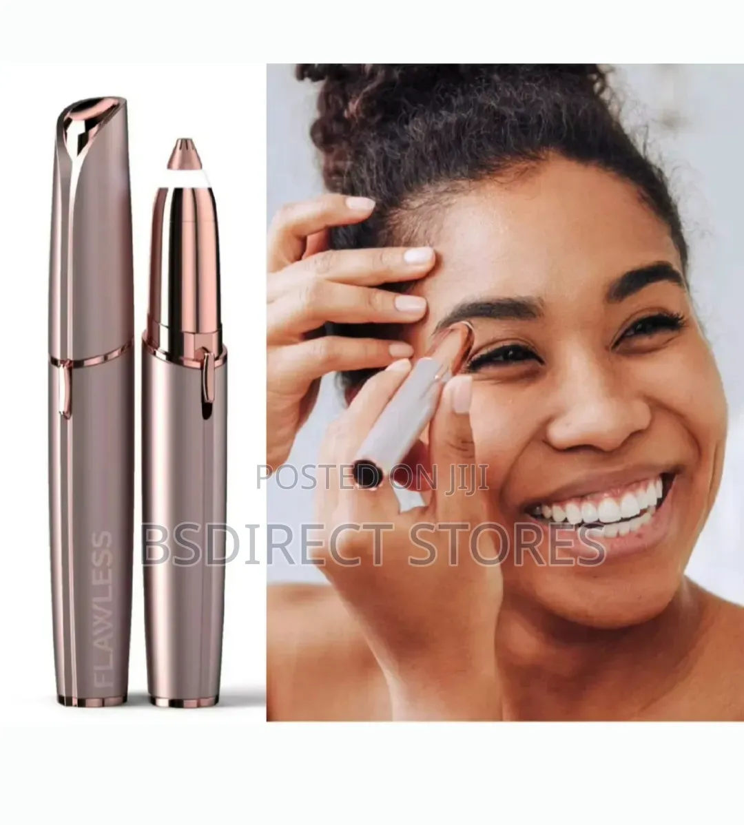 JML ROSEGOLD Pen- Shaped Finishing Touch Flawless Brows Hair Remover