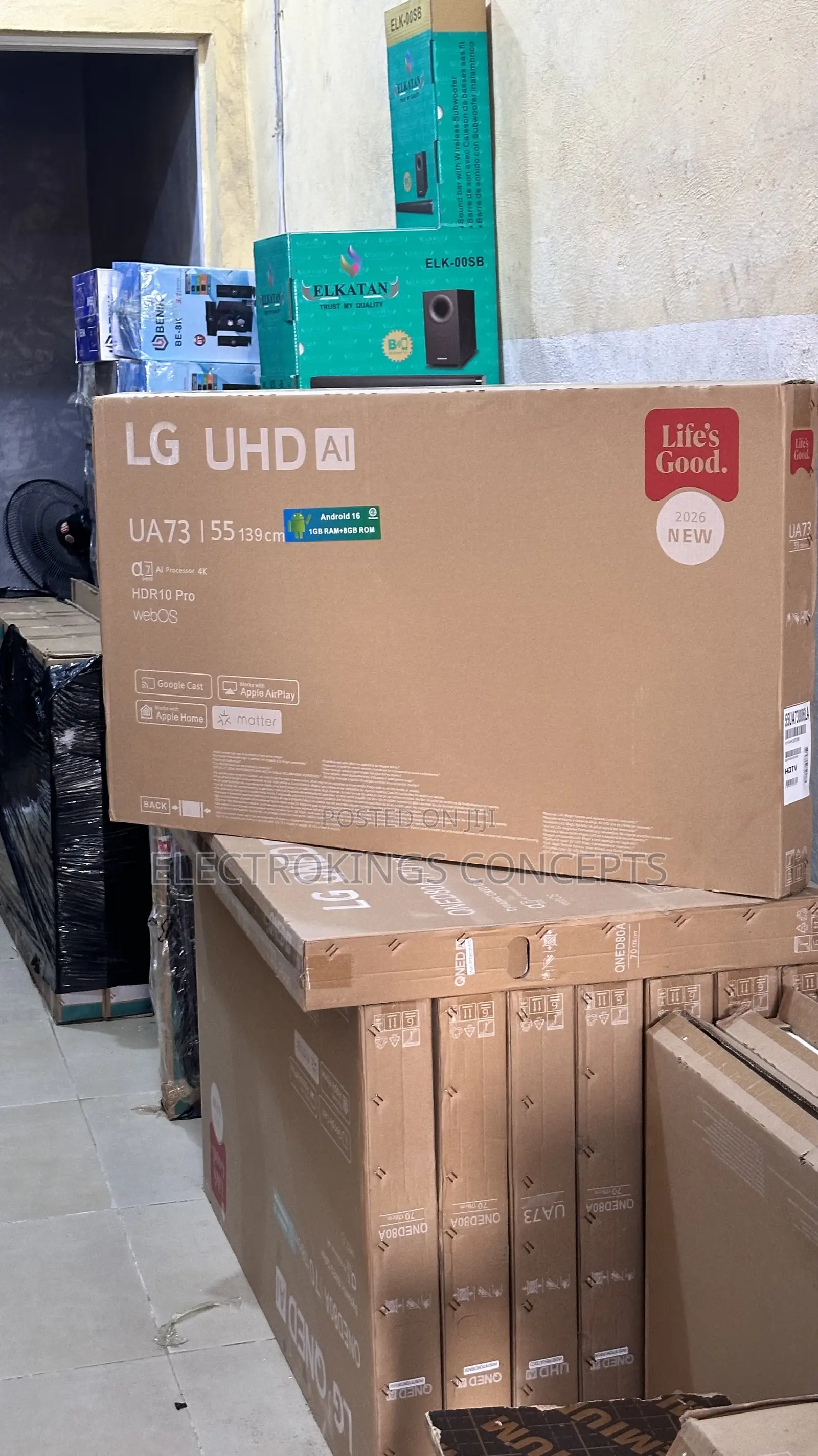 Brand New LG 55inch UHD Smart Television With YouTube, Netflix