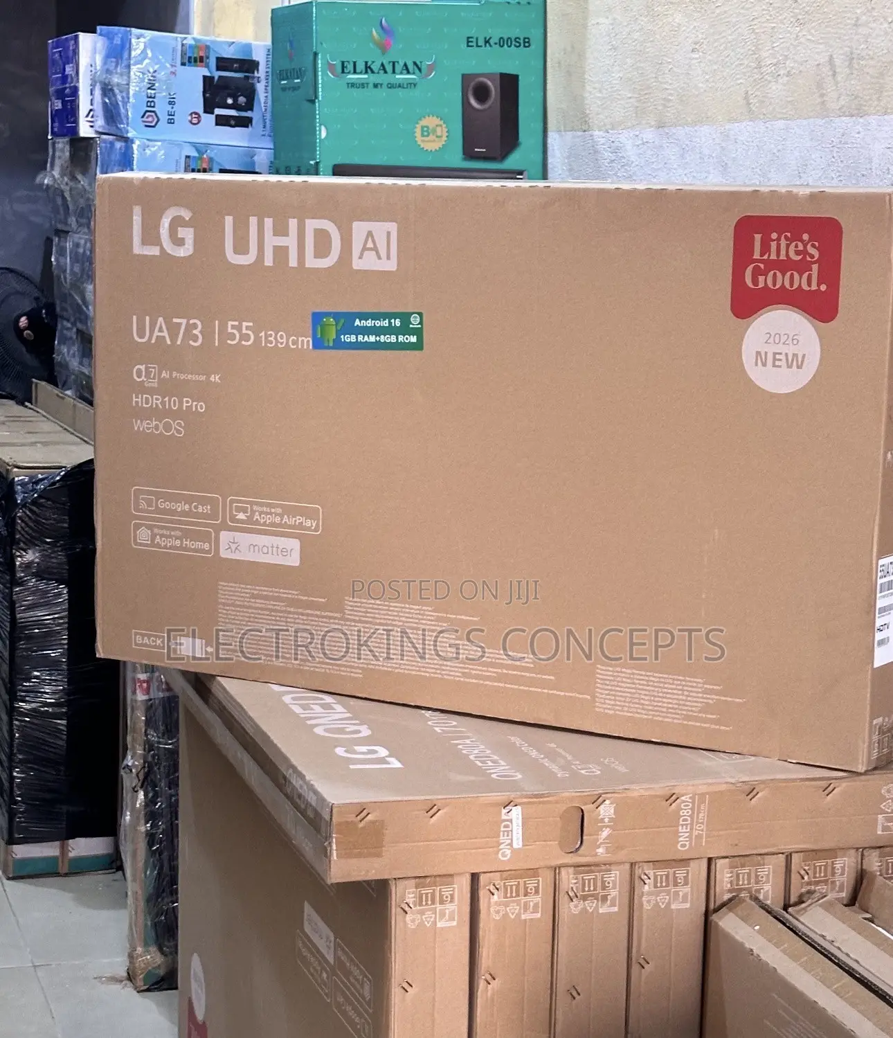 Brand New LG 55inch UHD Smart Television With YouTube, Netflix