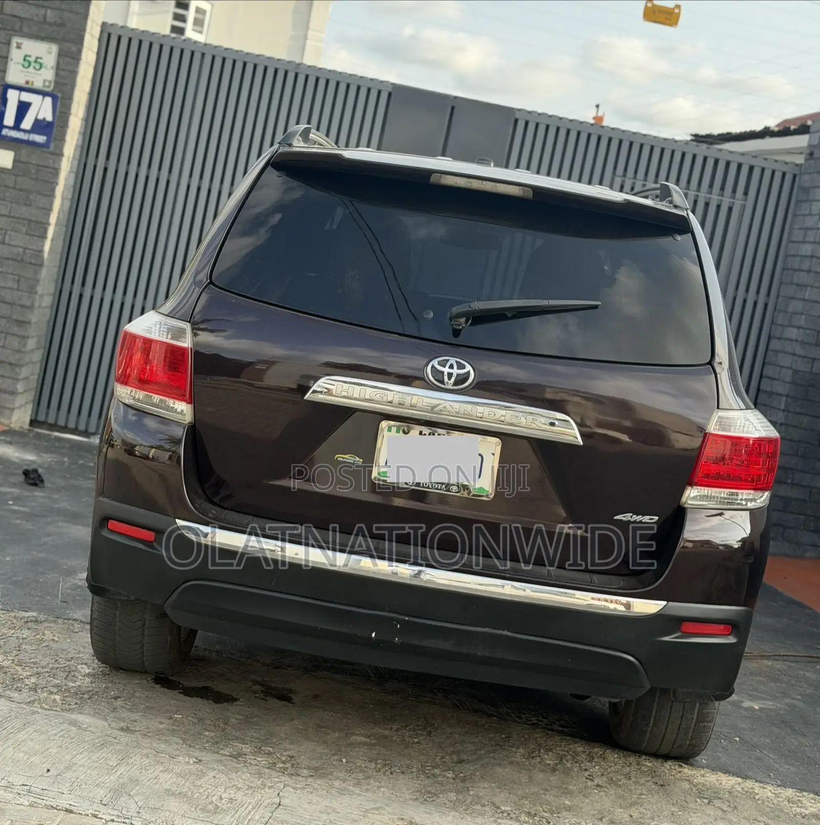Toyota Highlander Limited 3.5l 4WD 2013 Brown