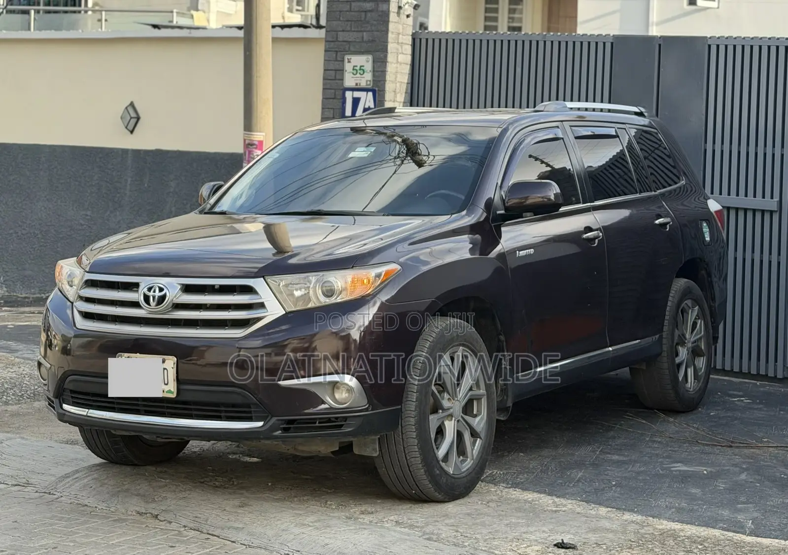Toyota Highlander Limited 3.5l 4WD 2013 Brown
