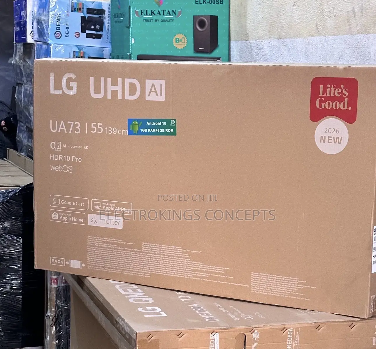 Brand New 55inch LG Android Smart Television With Bluetooth and Wi-Fi