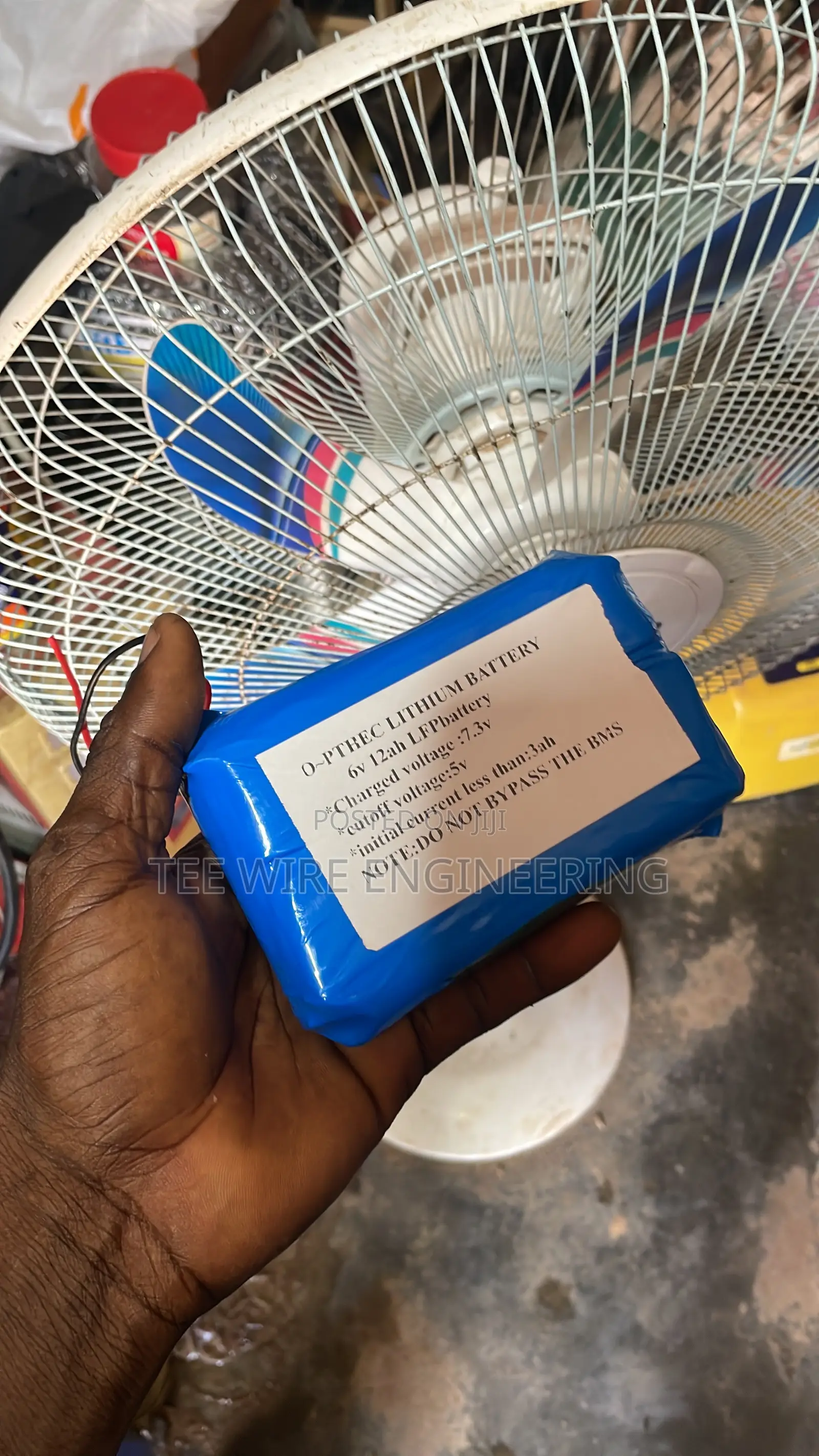 Rechargeable Fan Battery