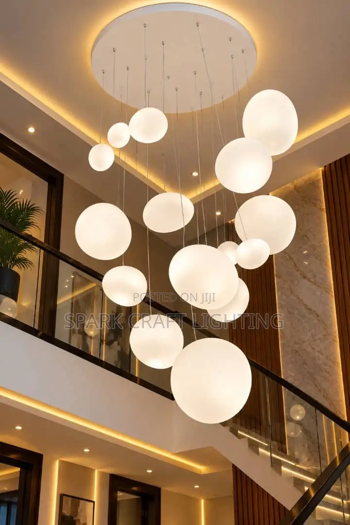 Luxury Stair Case Chandelier by 15 Hand Drop Light