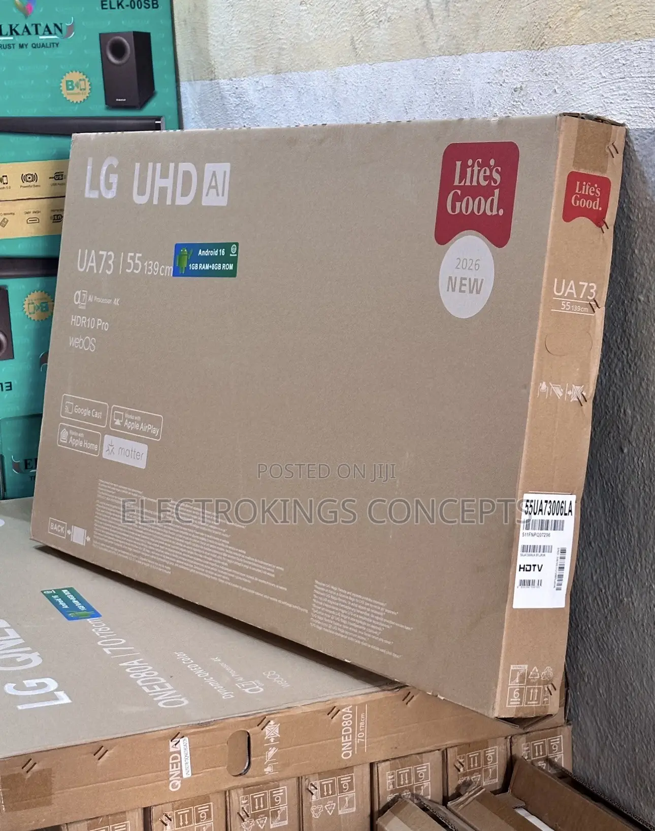 Brand New LG 55inch UHD Android Smart TV > Netflix>YouTube>bluetooth