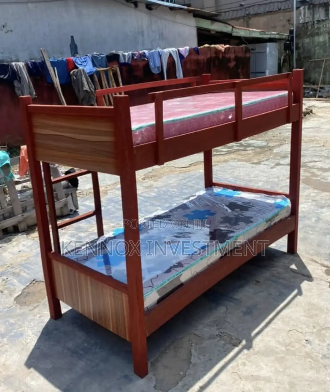 Quality 3ft by 6ft Local Wooden Bunk Bed
