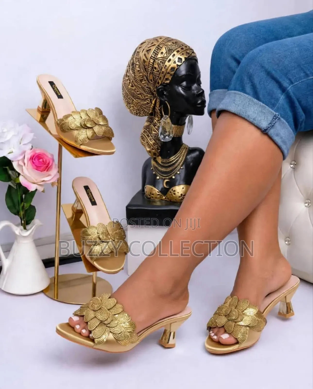 High Quality Stylish Low Heel Slip On