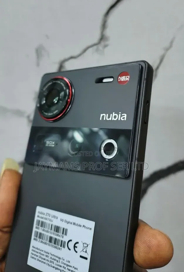 ZTE nubia Z70 Ultra 256 GB Black