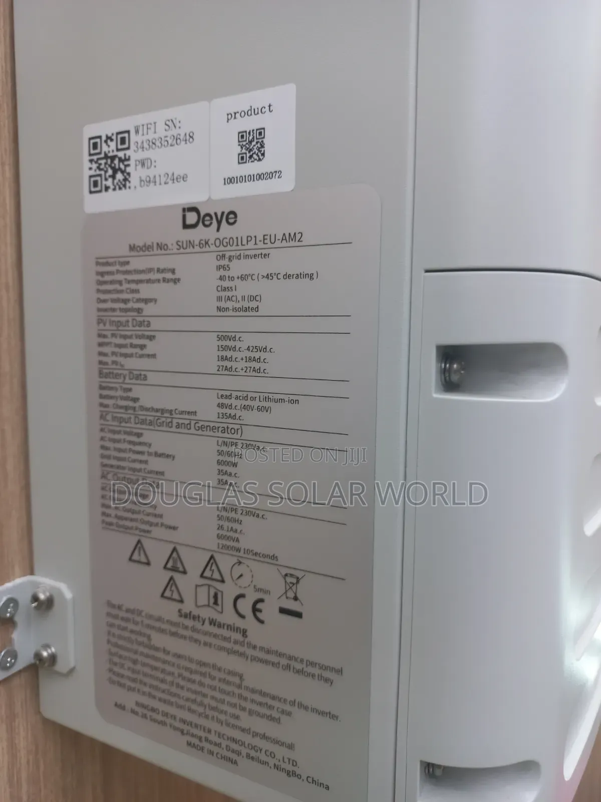 6kva 48v Deye Inverter