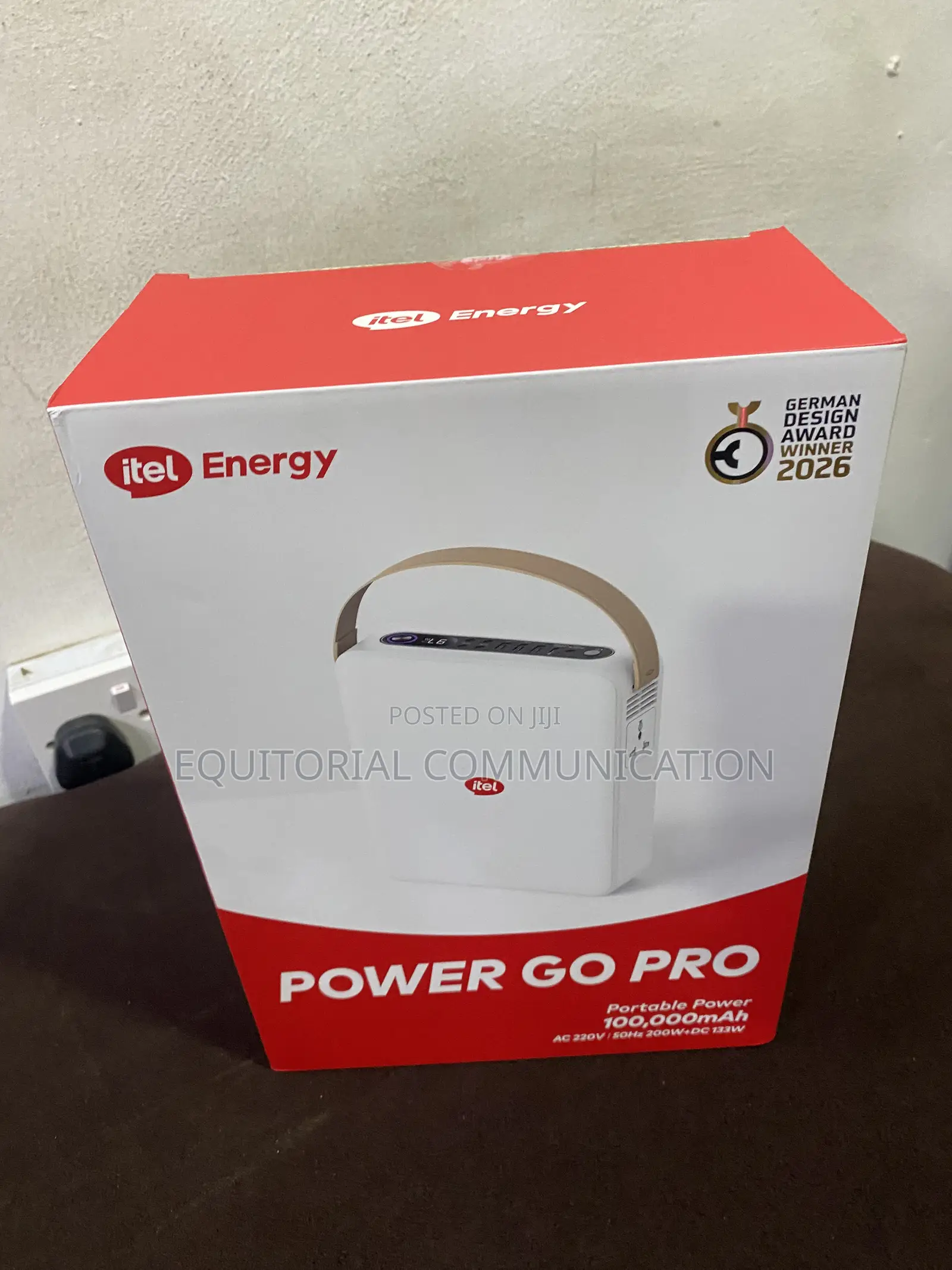 Itel Energy Power Go Pro Portable Power Station 100,000mAh 200W AC