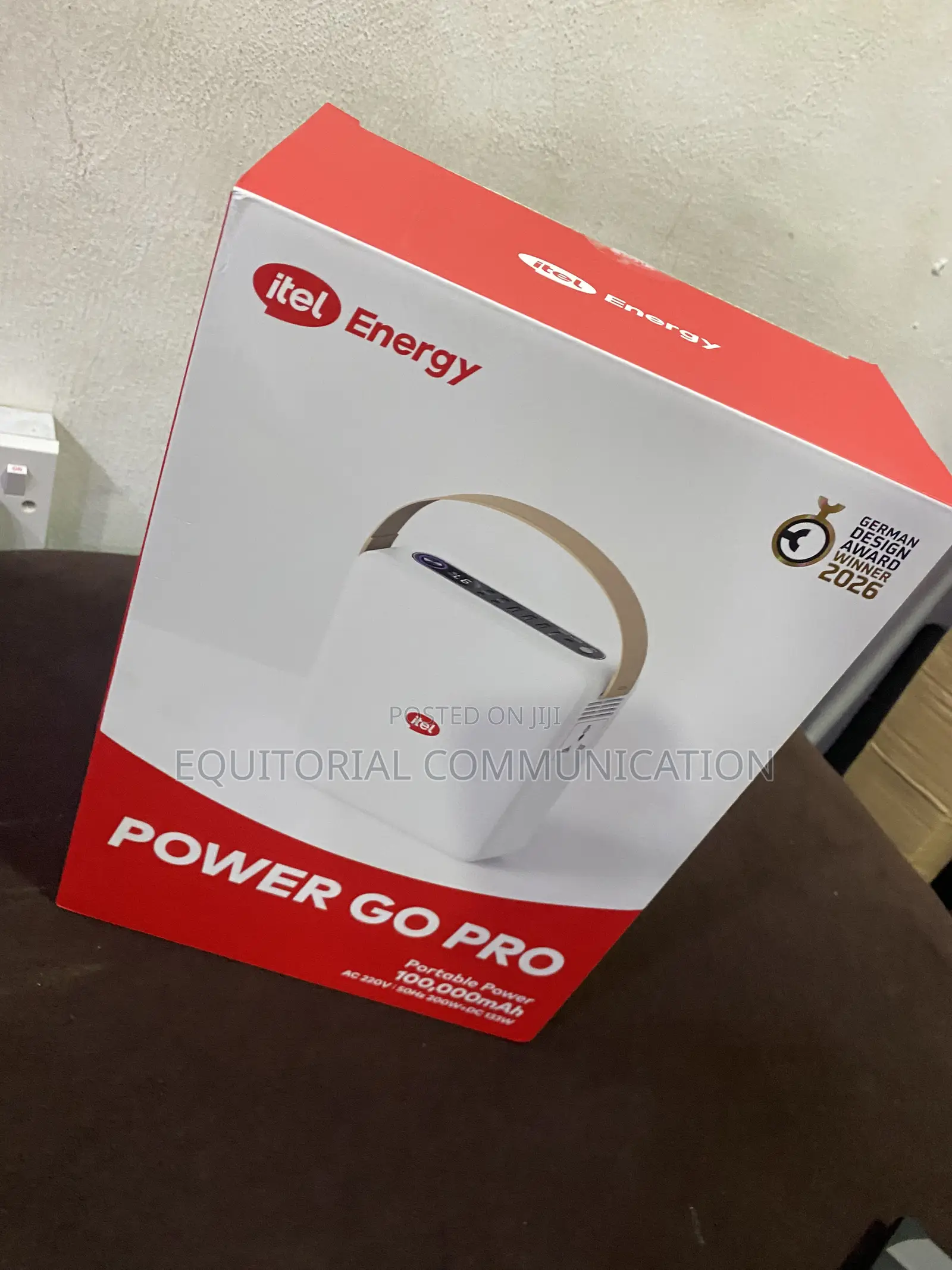 Itel Power Go Pro 100,000mAh Portable Power Supply 220V 50Hz