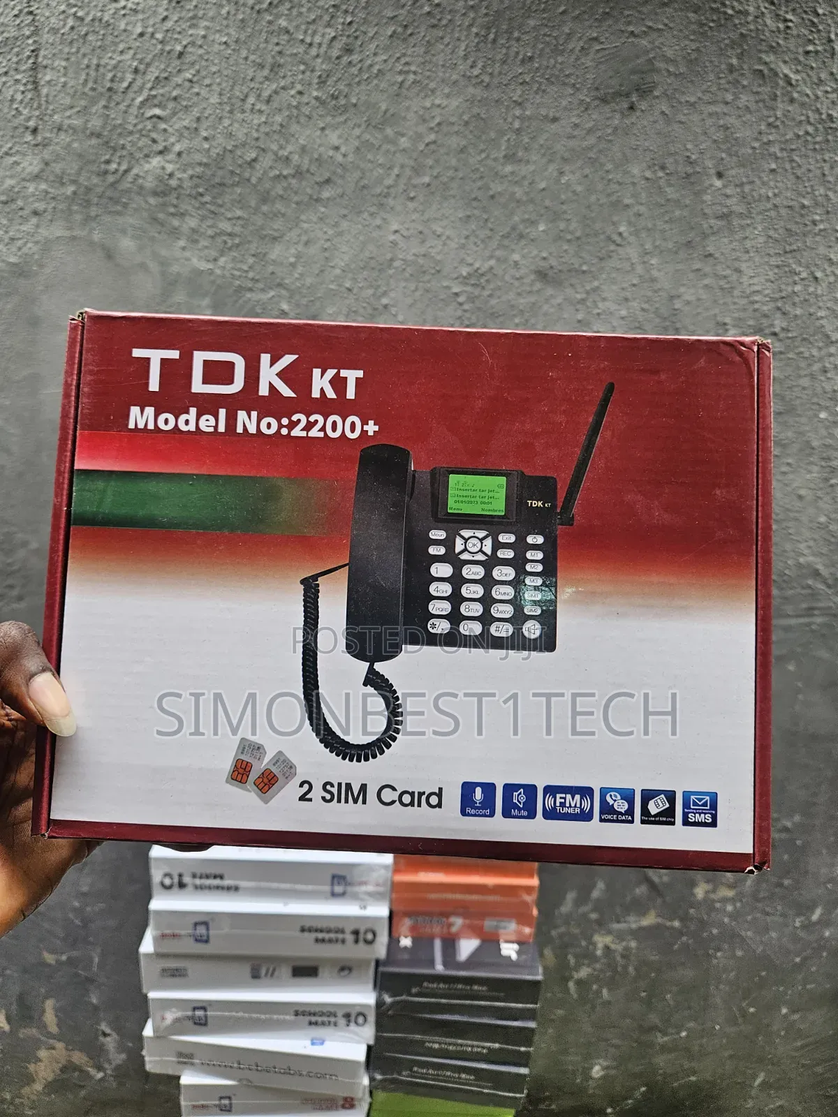 TDK Landline Table Phone or Wireless Phone.