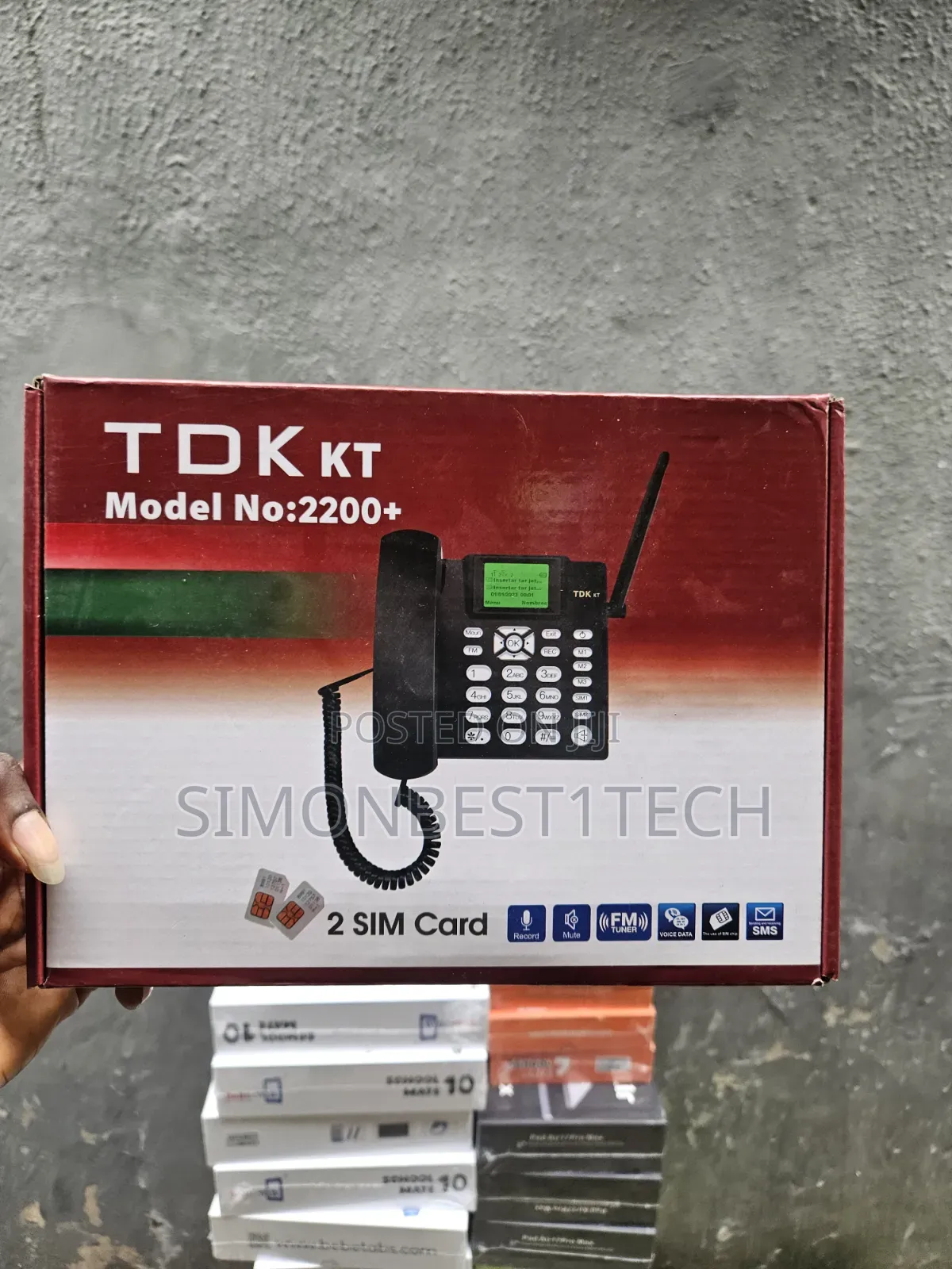 TDK Landline Table Phone or Wireless Phone.