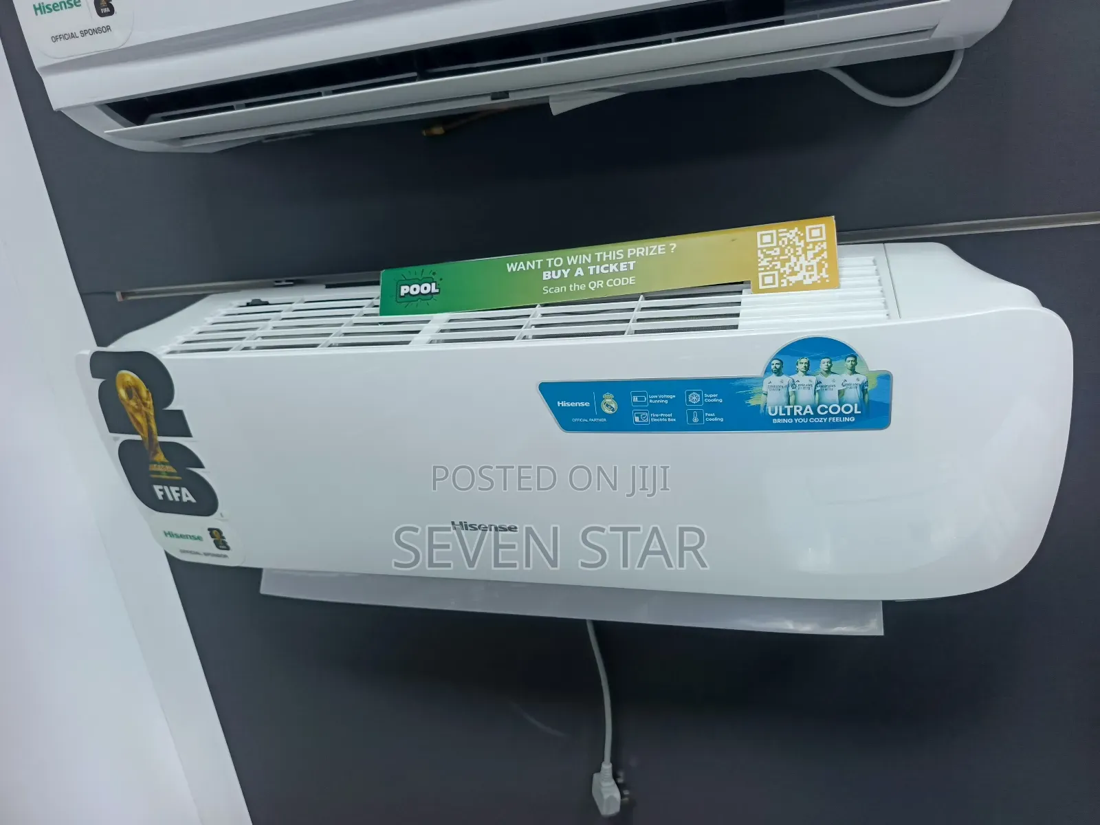 Hisense 1.5hp Split Air conditionerSPL 1.5HP Copper-Tg