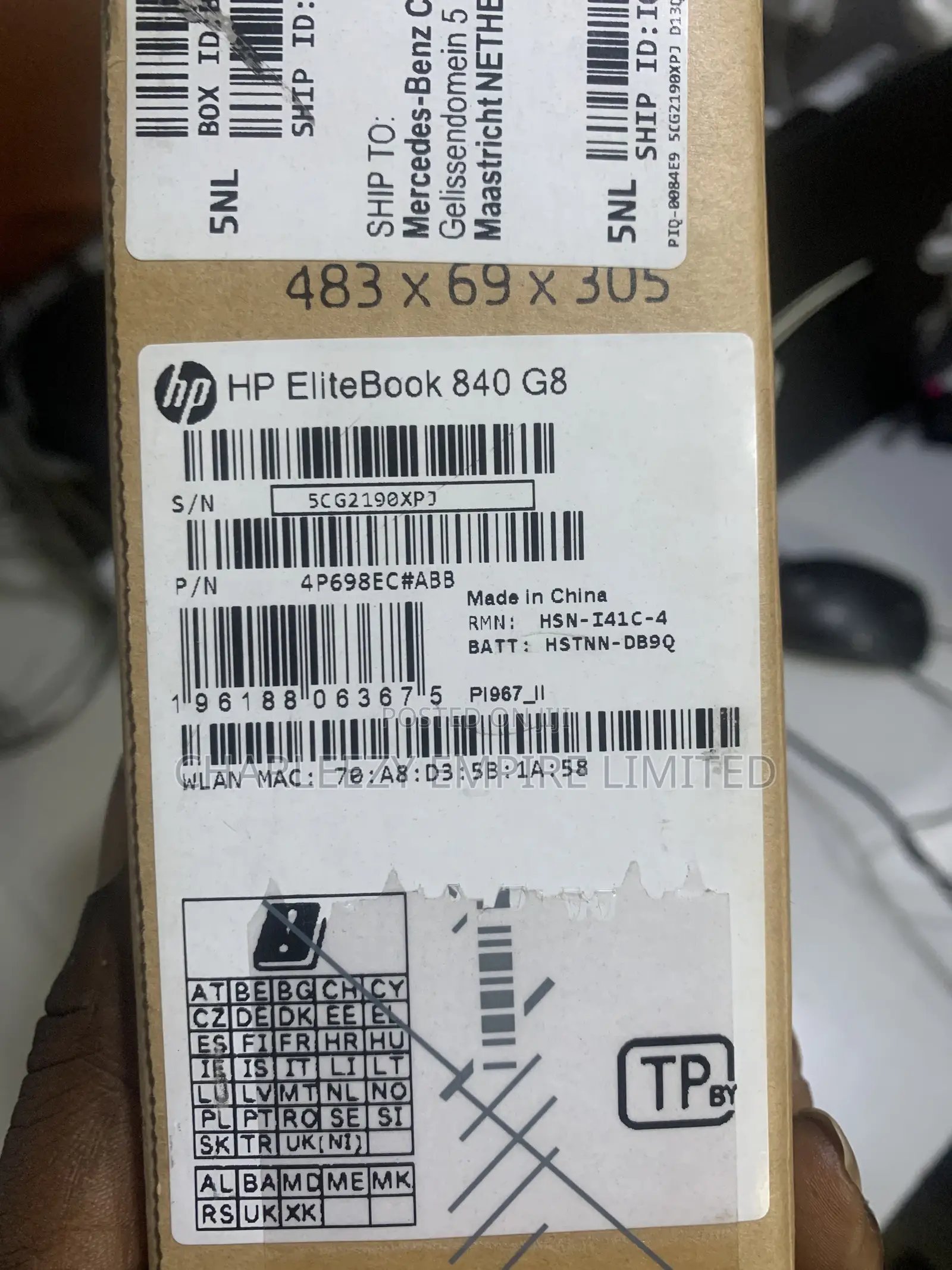 New Laptop HP EliteBook 840 G8 8GB Intel Core i5 SSD 256GB