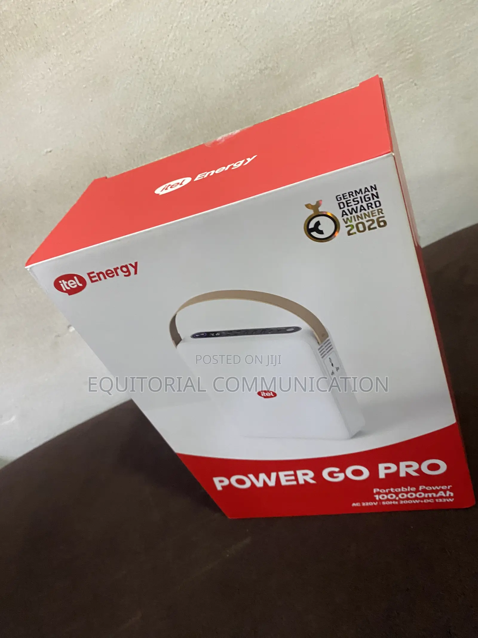 Itel Energy Power Go Pro 200W AC and 133W DC Portable Power Station