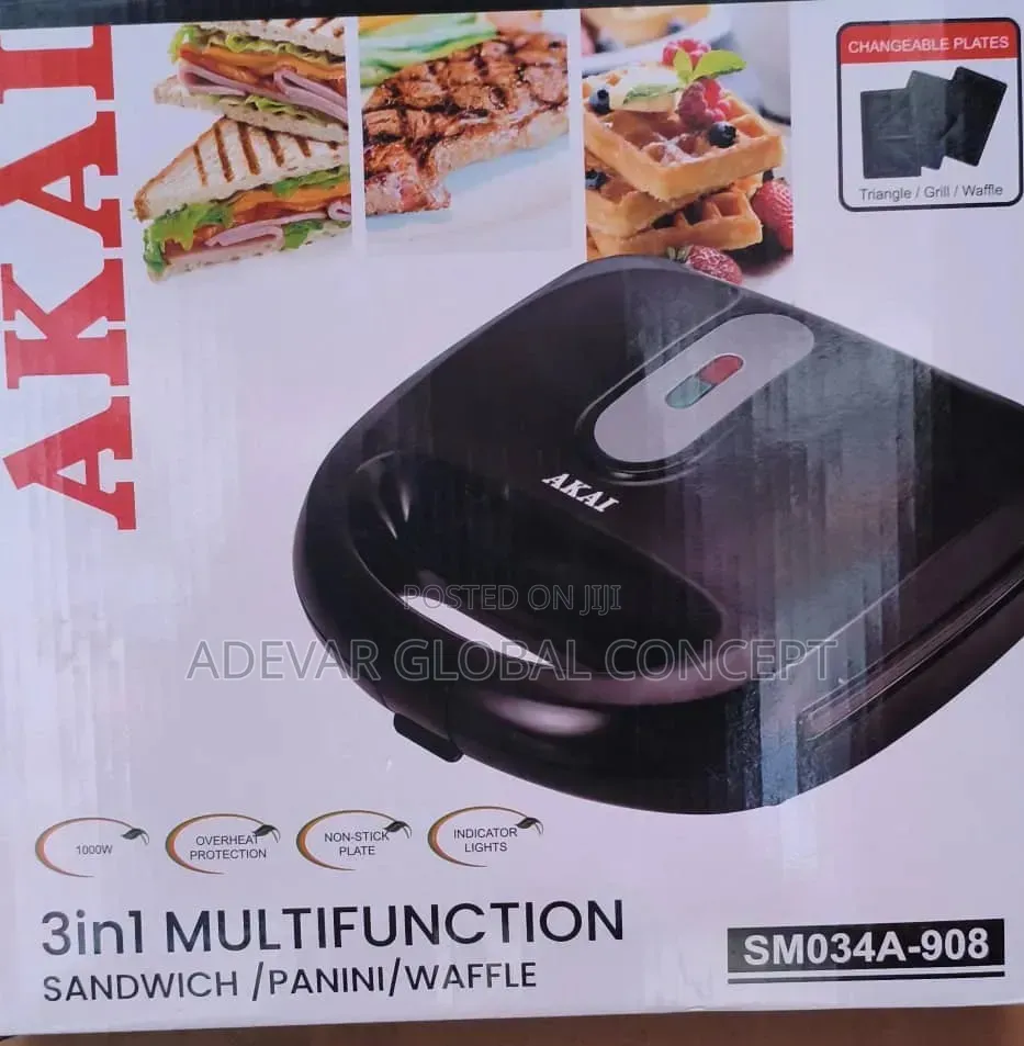 Akai 3 in 1 Multifunctional Toaster