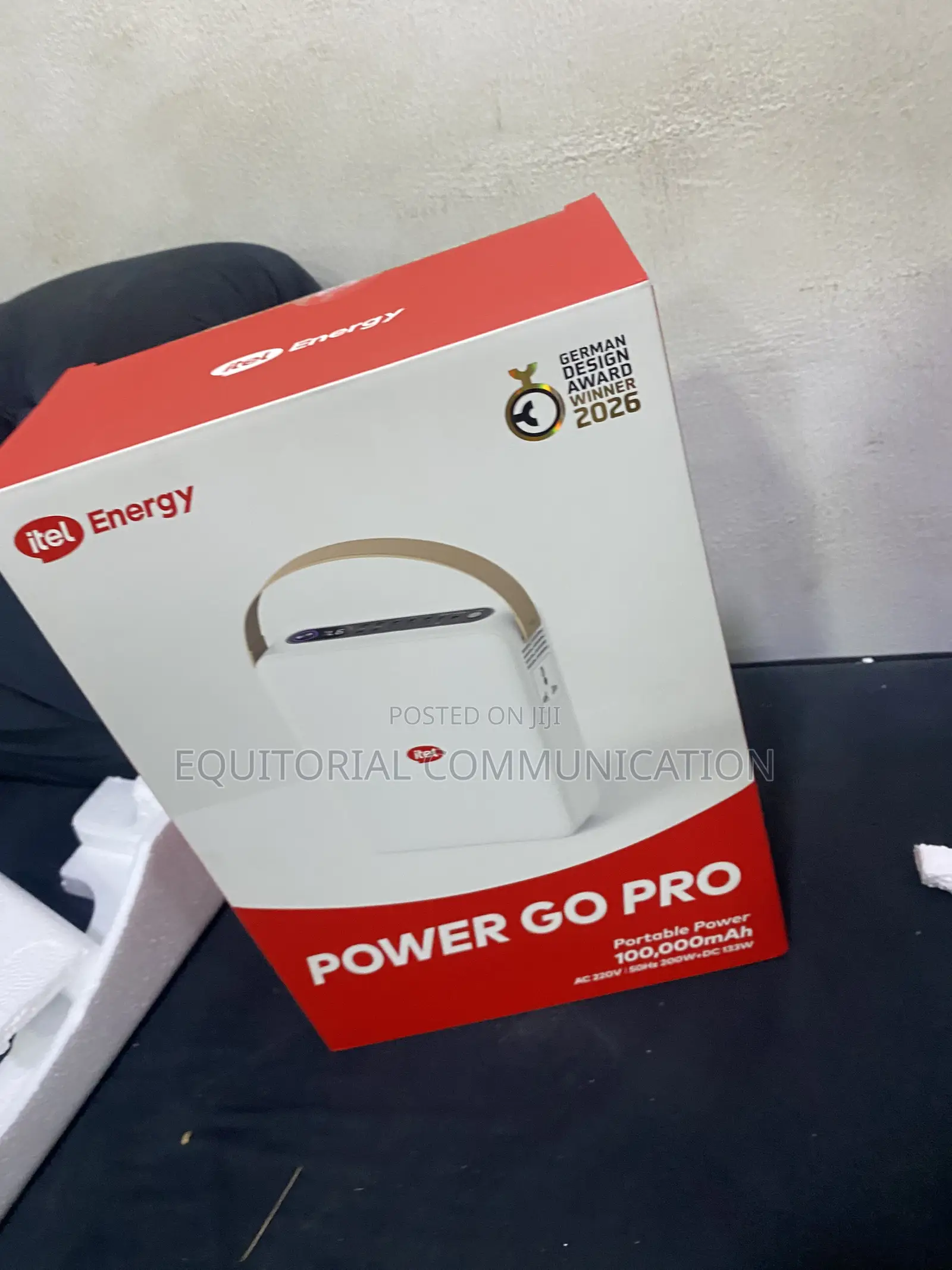 Itel Power Go Pro 100,000mAh Backup Power With 220V AC Output