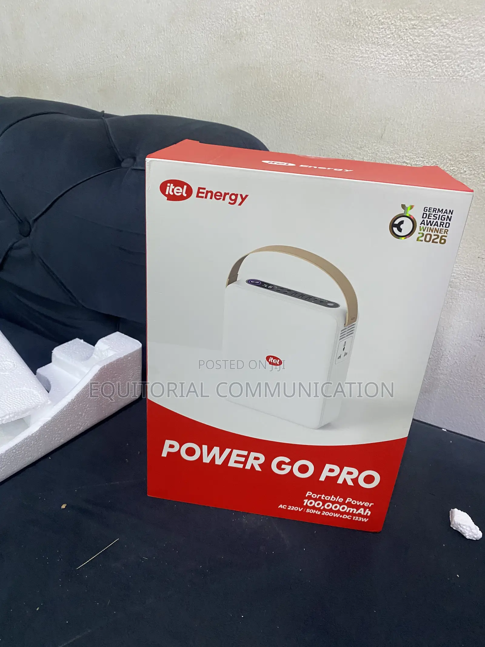 Itel Energy Power Go Pro Portable Electricity Supply 200W AC 133W DC