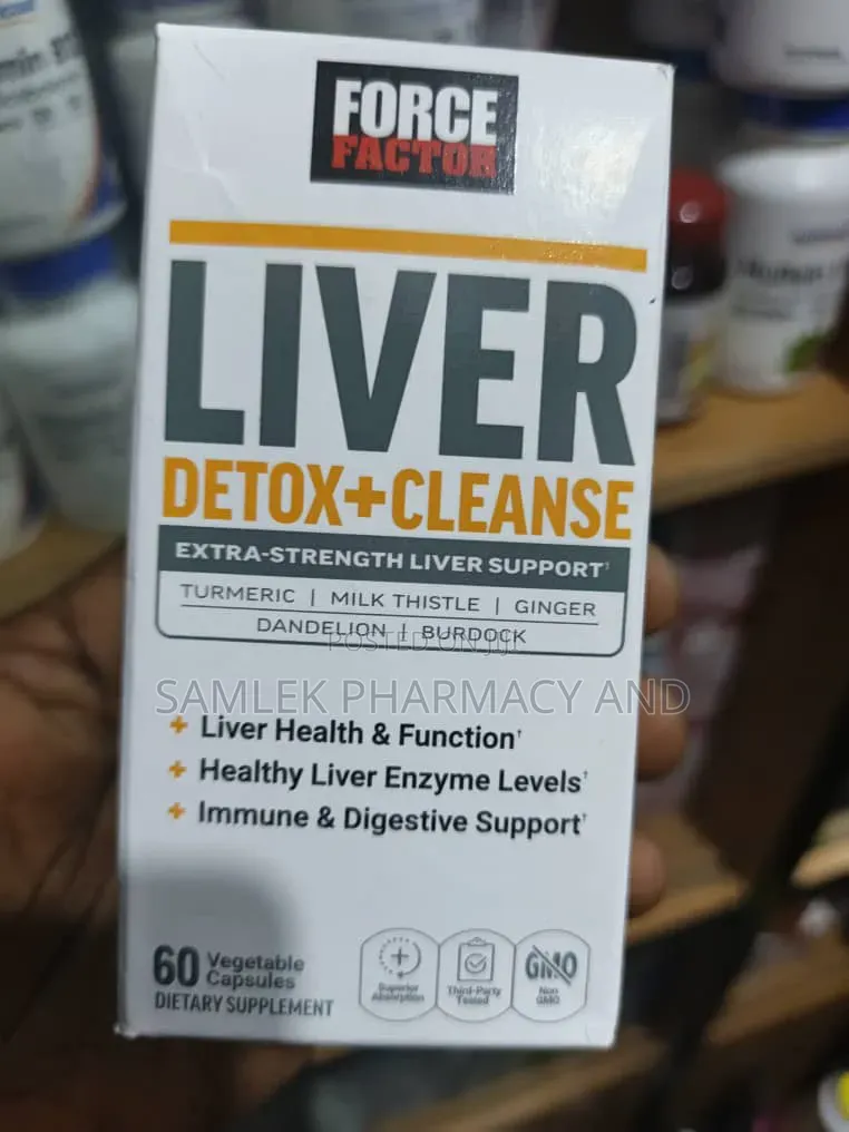 Force Factor Liver Detox + Cleanse- Extra Strength Liver Support